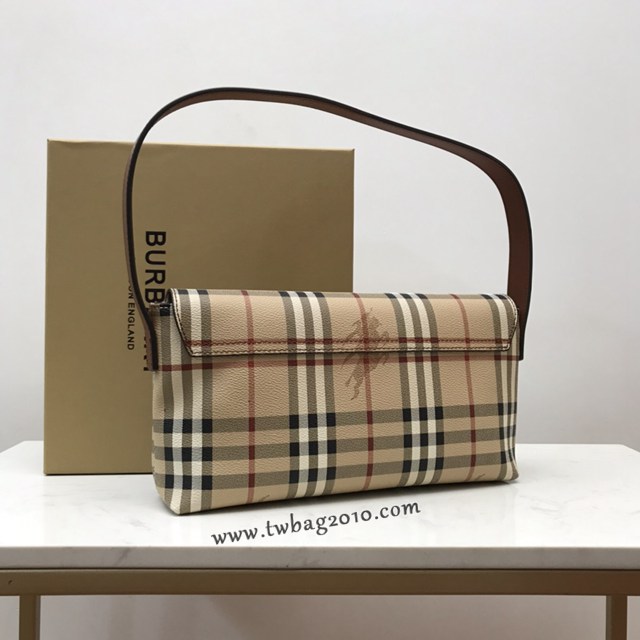 Burberry專門店新款中古vintage法棍腋下包 巴寶莉肩背女包 yxb1441